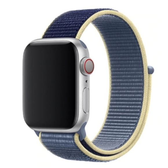 NEW Alaskan Blue Sport Loop Strap For Apple Watch - Picture 2 of 6